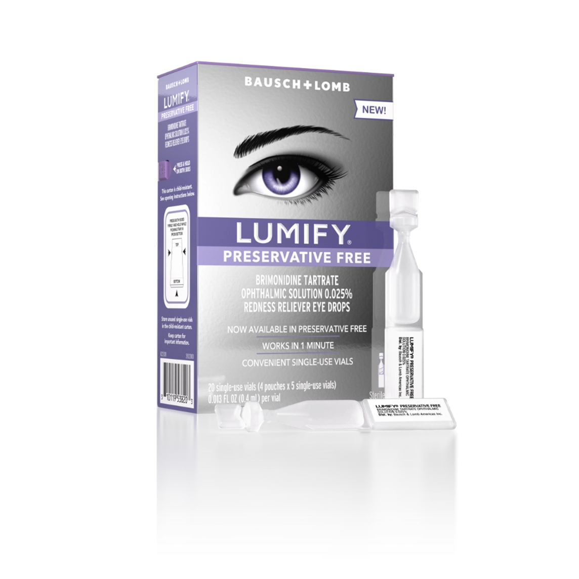 Preservative Free Redness Reliever Eye Drops